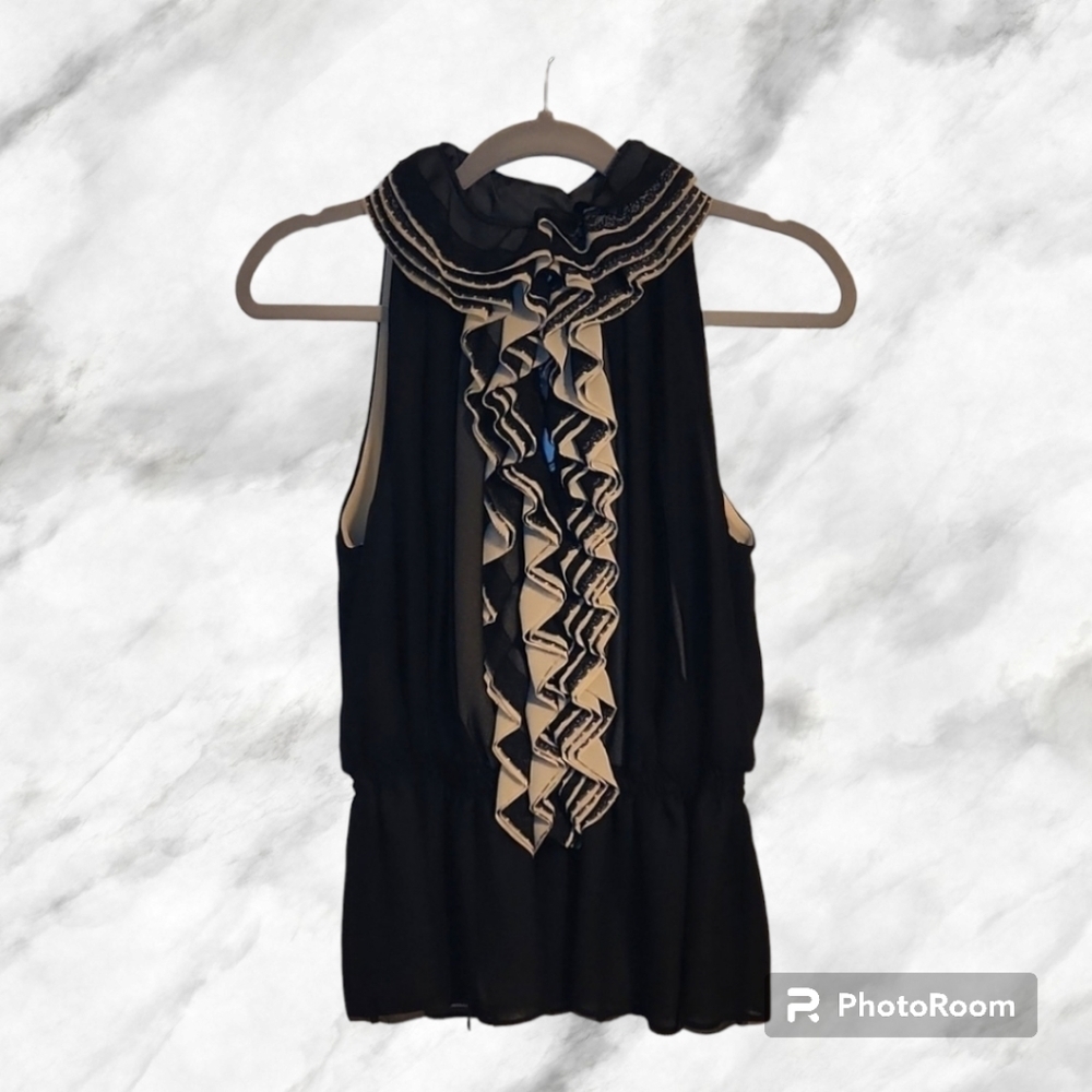 Neiman Marcus Robert Rodriguez Women's Ruffle Top